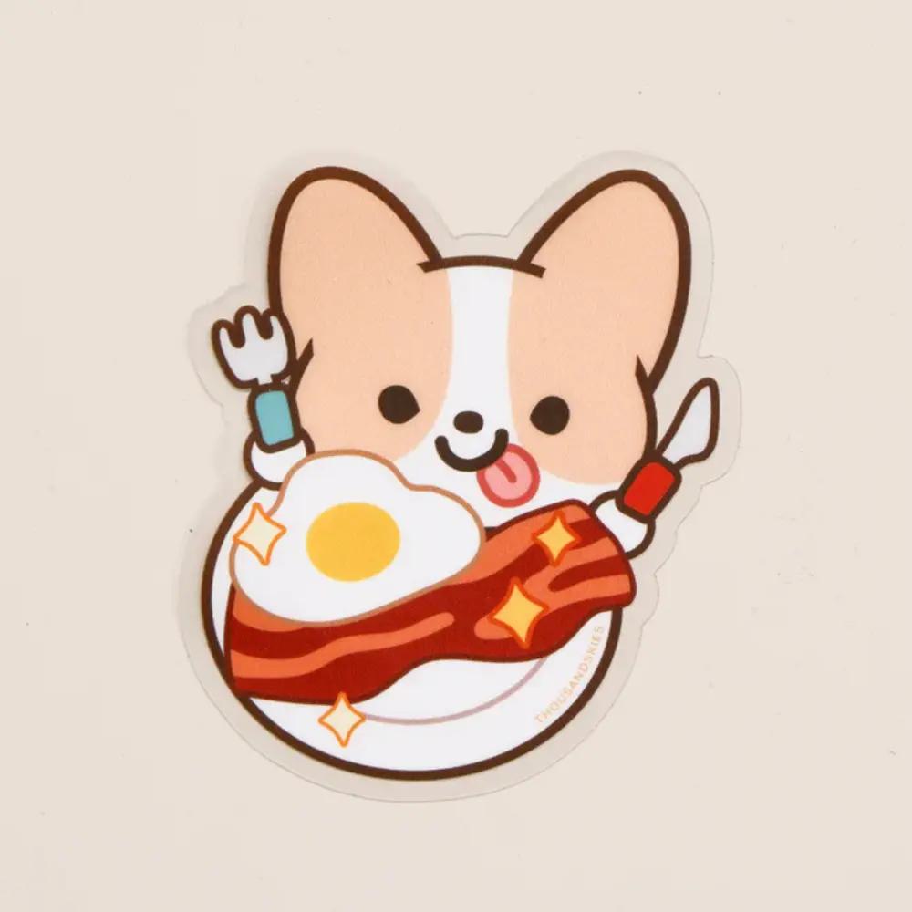 Stickers, Art & School, Thousand Skies, Vinyl, Transparent, Savory Breakfast-Eggs & Bacon, 837046